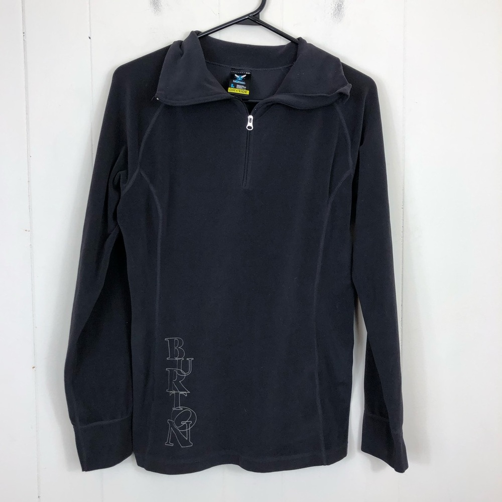 Burton Dry Ride 1/4‎ Zip Fleece Base Layer Sz L